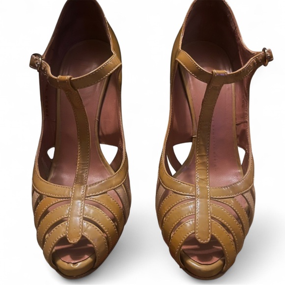 Giuseppe Zanotti Patent Leather Caged Mary Jane Heels - Picture 3 of 12